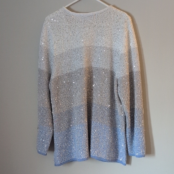Laura Ashley Sequin Sweater - Picture 9 of 9